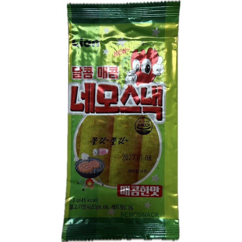 네모스낵 매콤한맛 대표사진